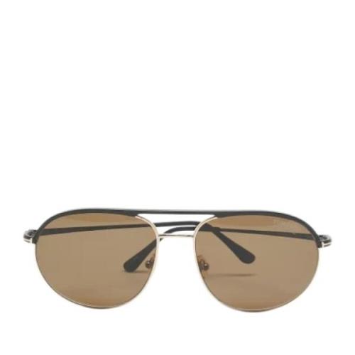 Tom Ford Pre-owned Pre-owned Acetat solglasgon Brown, Herr