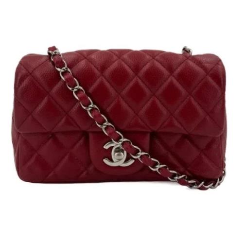 Chanel Vintage Pre-owned Laeder chanel-vskor Red, Dam