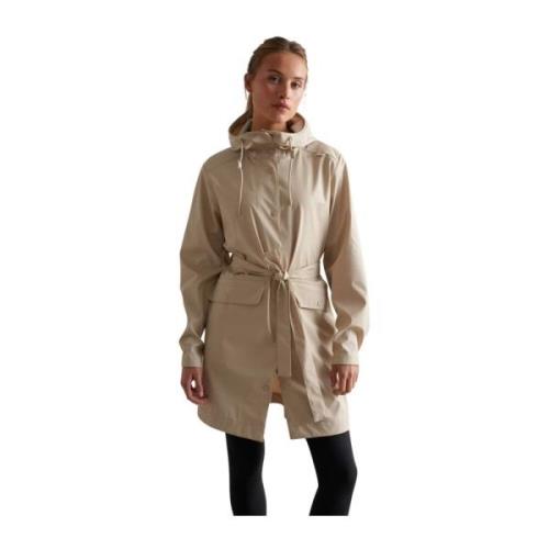 Aim'n Cafè Au Lait Rain Jacket Beige, Dam