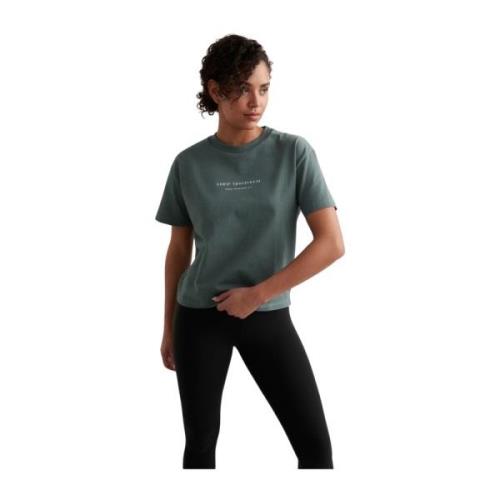 Aim'n Sage Serif Boxy T-shirt Green, Dam