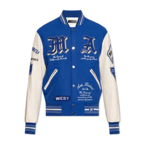 Amiri Jacka med logotyp Blue, Herr