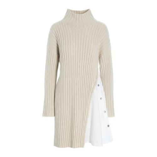 Bitte Kai Rand Gamine Knit Lång Blus Ivory Beige, Dam