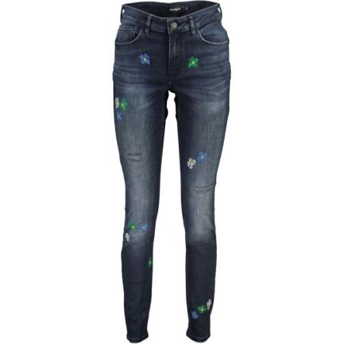 Desigual Blå Bomulls Jeans & Byxor Blue, Dam