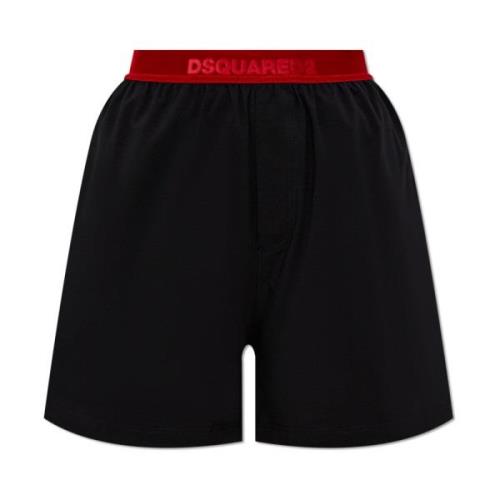 Dsquared2 Bomullsunderkläder shorts Black, Dam