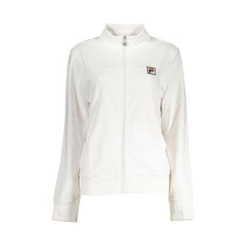 Fila Vit Sweatshirt med lnga rmar och dragkedja White, Herr