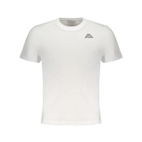 Kappa Vit Bomull T-shirt White, Herr