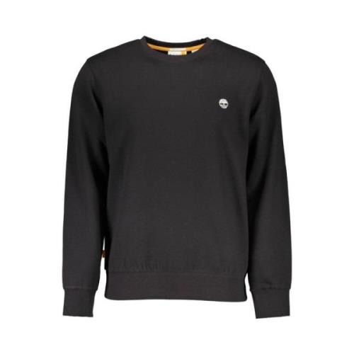 Timberland Organisk Bomullsblandad Sweatshirt Black, Herr