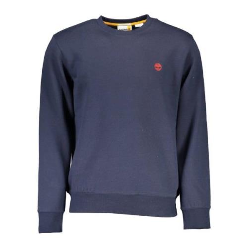 Timberland Blått Ekologiskt Bomullsweatshirt Blue, Herr