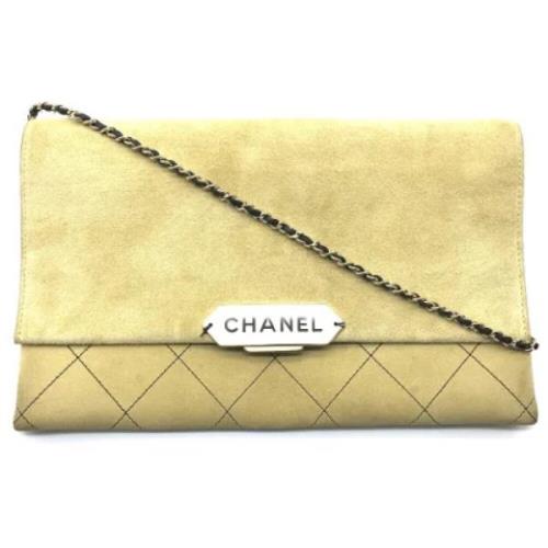 Chanel Vintage Pre-owned Laeder chanel-vskor Beige, Dam