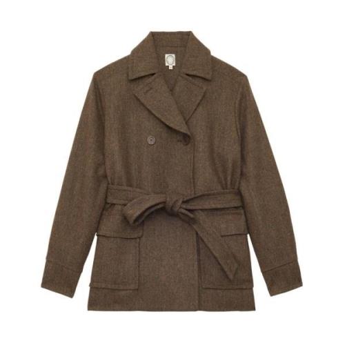 Ines De La Fressange Paris Romaric Coat Brown, Dam