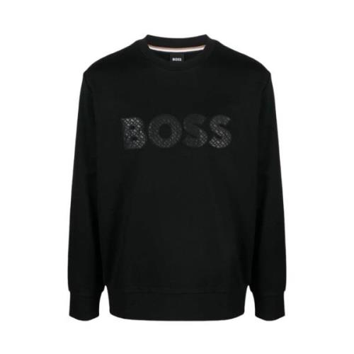 Boss Jersey Sweatshirt 50494091 Black, Herr