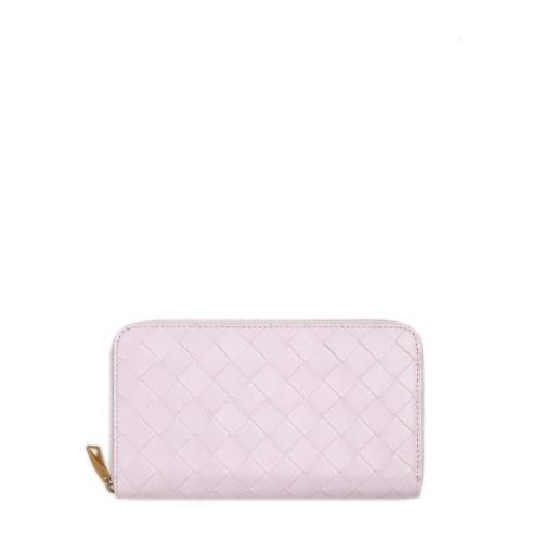 Bottega Veneta Rosa Plånbok med Flera Fack Pink, Dam