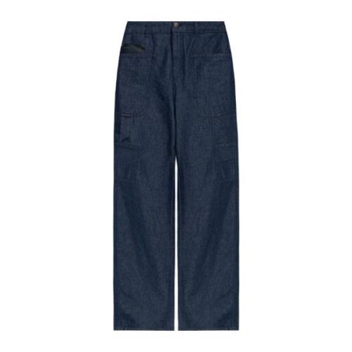 Emporio Armani Jeans med logotyp Blue, Dam