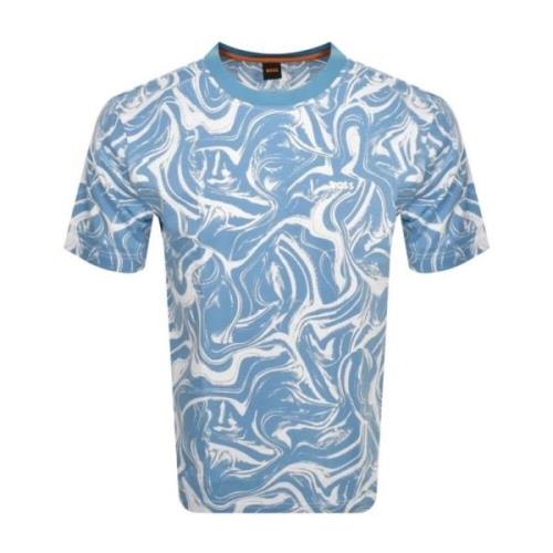 Hugo Boss Ocean Blue Herr T-shirt Blue, Herr