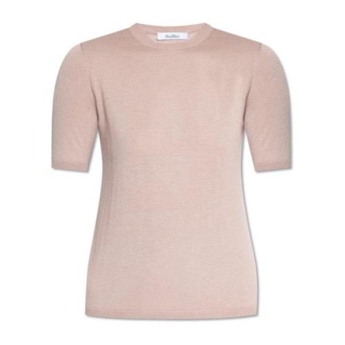 Max Mara Kortärmad tröja Warren Pink, Dam