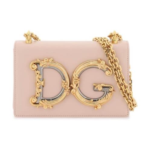 Dolce & Gabbana DG Girls Axelremsväska Pink, Dam