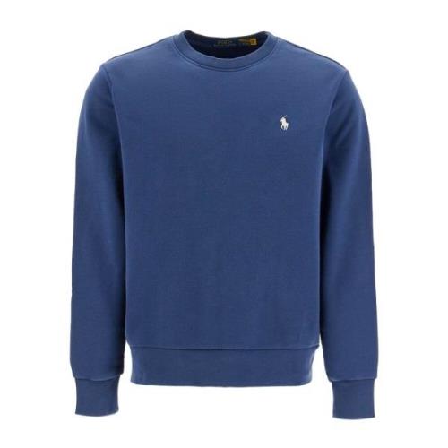 Polo Ralph Lauren Ikoniskt Logo Crewneck Sweatshirt Blue, Herr