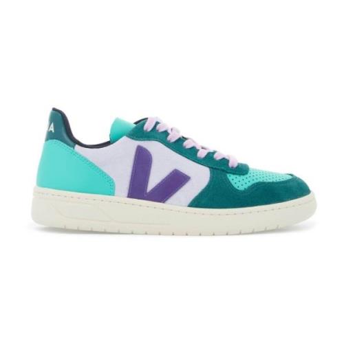 Veja Kromfri Läder Sneakers med Tubber Logo Multicolor, Dam