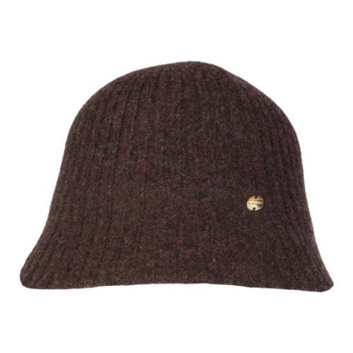 Marc Cain Mörkbruna Beanies Brown, Dam