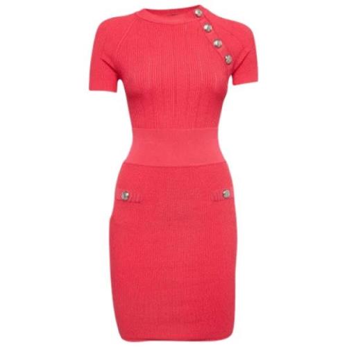 Balmain Pre-owned Pre-owned Tyg toppar Pink, Dam