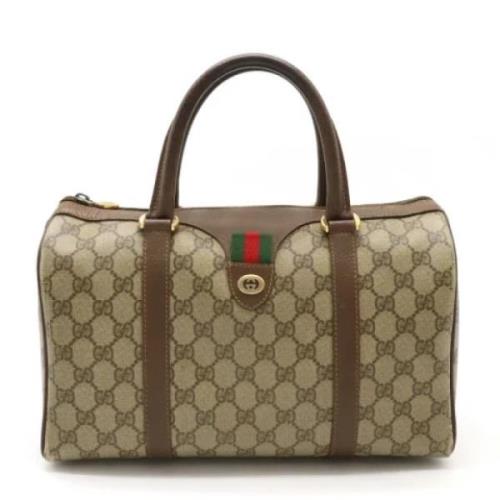 Gucci Vintage Pre-owned Canvas gucci-vskor Beige, Dam