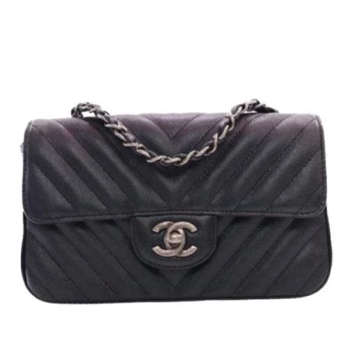 Chanel Vintage Pre-owned Laeder chanel-vskor Black, Dam