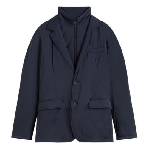 Herno Vattentät Blazer med Bib Blue, Herr