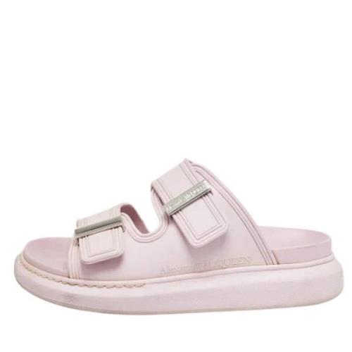 Alexander McQueen Pre-owned Pre-owned Gummi lgskor Pink, Dam