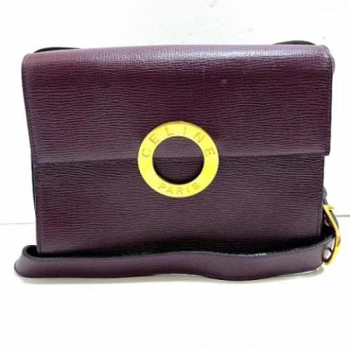 Celine Vintage Pre-owned Tyg celine-vskor Purple, Dam