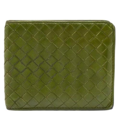 Bottega Veneta Vintage Pre-owned Laeder plnbcker Green, Herr