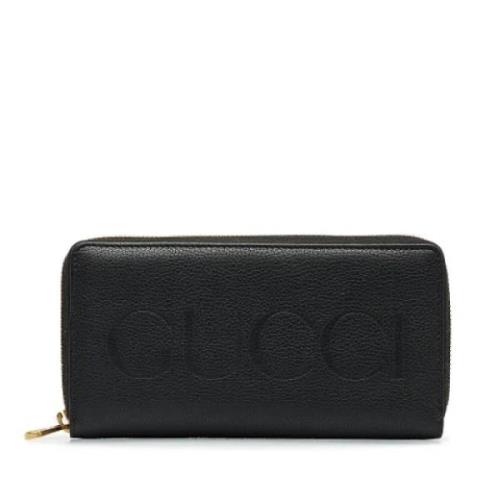 Gucci Vintage Pre-owned Laeder plnbcker Black, Dam