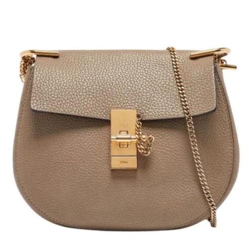 Chloé Pre-owned Pre-owned Laeder axelremsvskor Beige, Dam