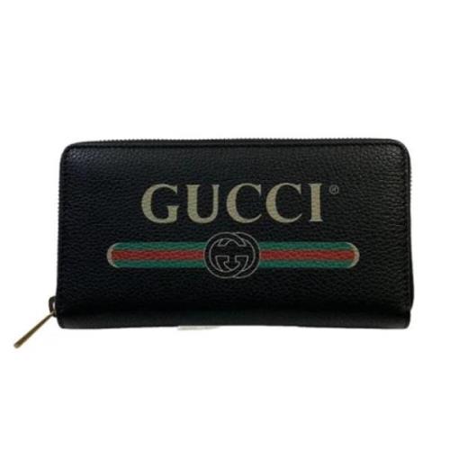 Gucci Vintage Pre-owned Laeder plnbcker Black, Dam