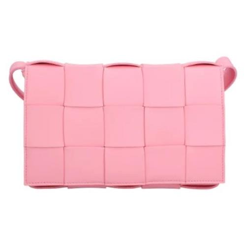 Bottega Veneta Laeder crossbodyvskor Pink, Dam