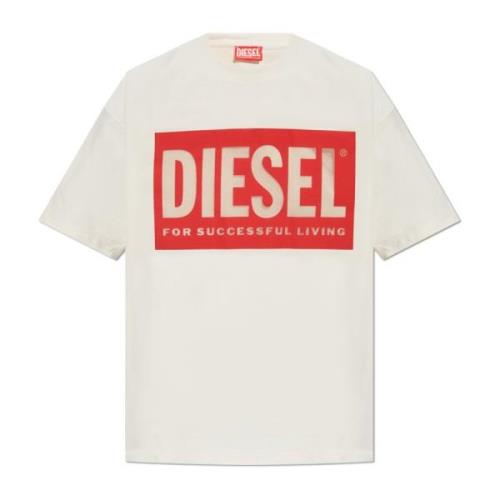 Diesel T-shirt T-Boxt-S4 Beige, Herr