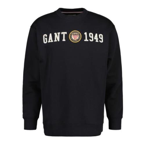 Gant Stilfull Stickat Kollektion Black, Herr