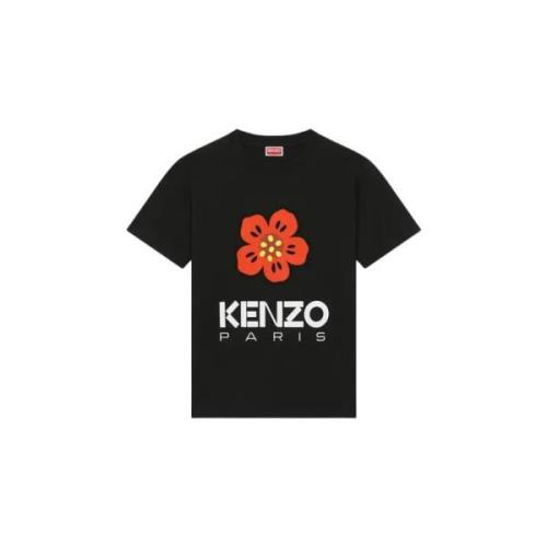 Kenzo Boke Flower Placed T-shirt Svart Black, Dam