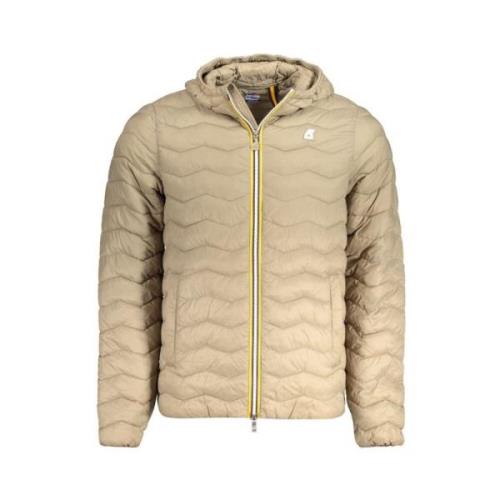 K-Way Eco Warm Huva Jacka med Dragkedja Beige, Herr