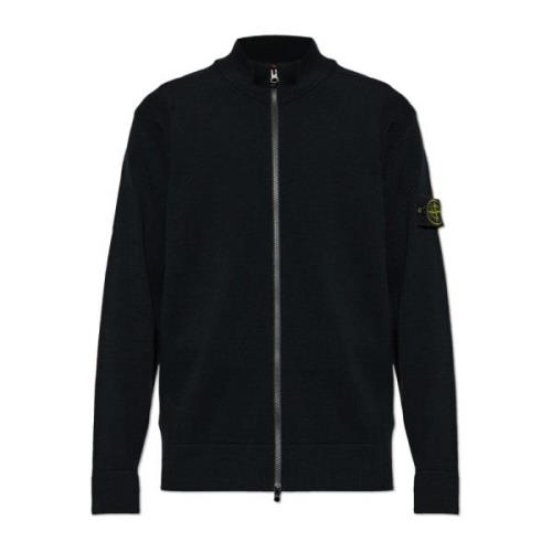 Stone Island Ull Cardigan Black, Herr