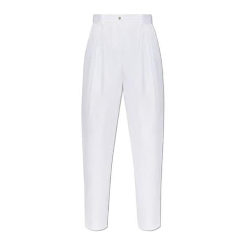 Dolce & Gabbana Byxor med fickor White, Dam