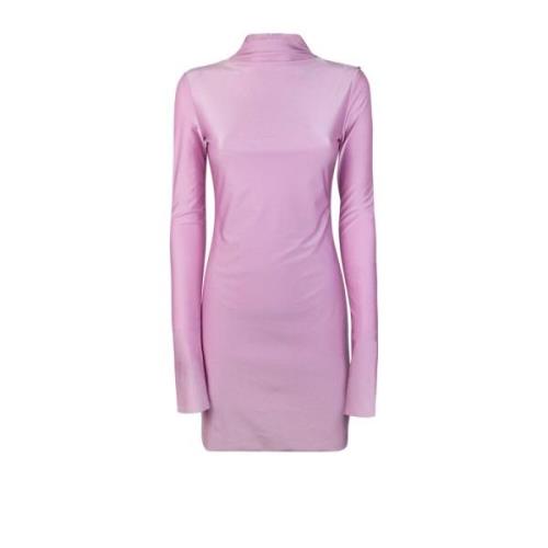 Sportmax Rosa Klänningar med 80% Polyamid Pink, Dam