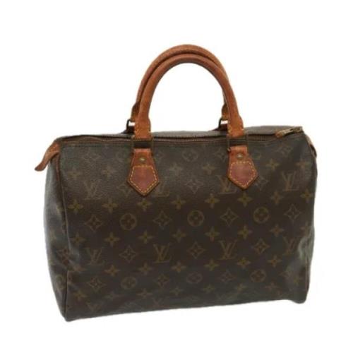 Louis Vuitton Vintage Pre-owned Canvas handvskor Brown, Dam