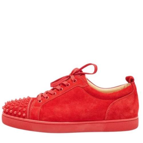 Christian Louboutin Pre-owned Pre-owned Mocka sneakers Red, Herr