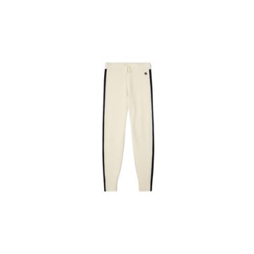 Busnel Lyxig Merinoullstickad Jogger Beige, Dam