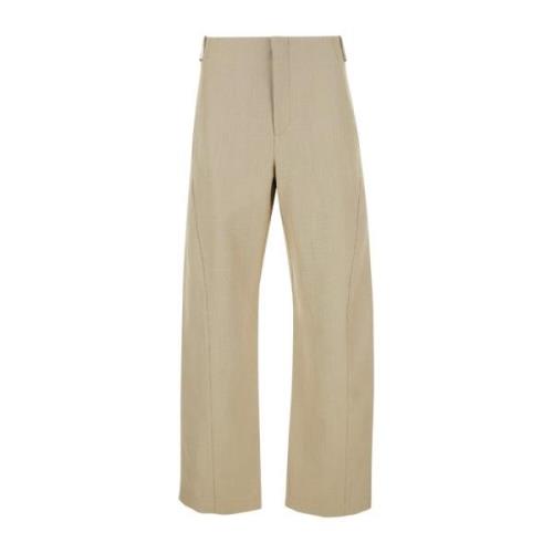 Jacquemus Beige Byxor LE Pantalon Scala Beige, Herr