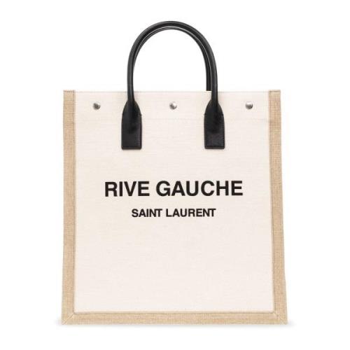 Saint Laurent ‘Rive Gauche North/South’ shopper väska Beige, Herr