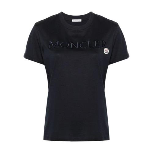 Moncler Blå T-shirts och Polos Blue, Dam