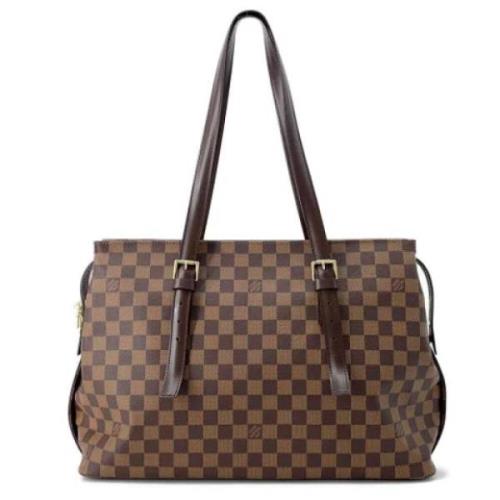 Louis Vuitton Vintage Pre-owned Canvas louis-vuitton-vskor Brown, Dam