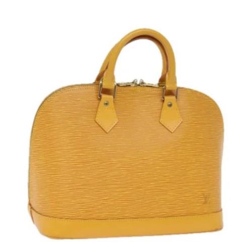 Louis Vuitton Vintage Pre-owned Laeder handvskor Yellow, Dam