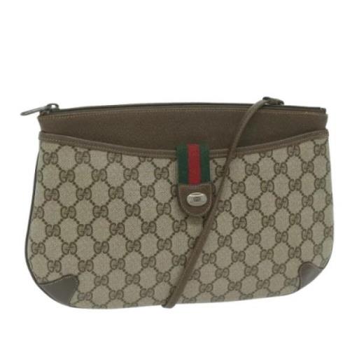 Gucci Vintage Pre-owned Laeder gucci-vskor Beige, Dam